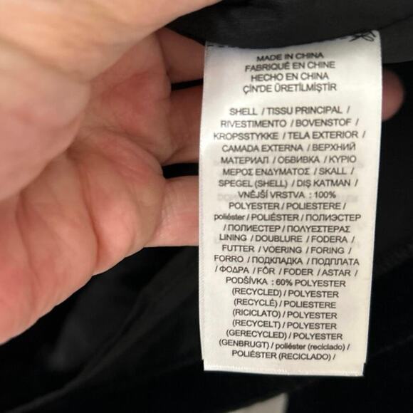 LAUREN RALPH LAUREN NWT Black Velvet Pleated Surplice Blouse Size 16 - Picture 14 of 15